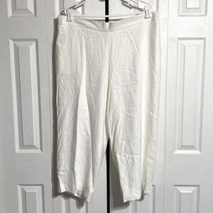 NICE Bar III NWT off white linen blend lined pants size 2X